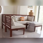 Engineered / laminated bamboo sectional sofa